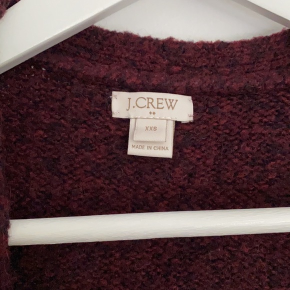 J. Crew red open cardigan - Picture 2 of 7